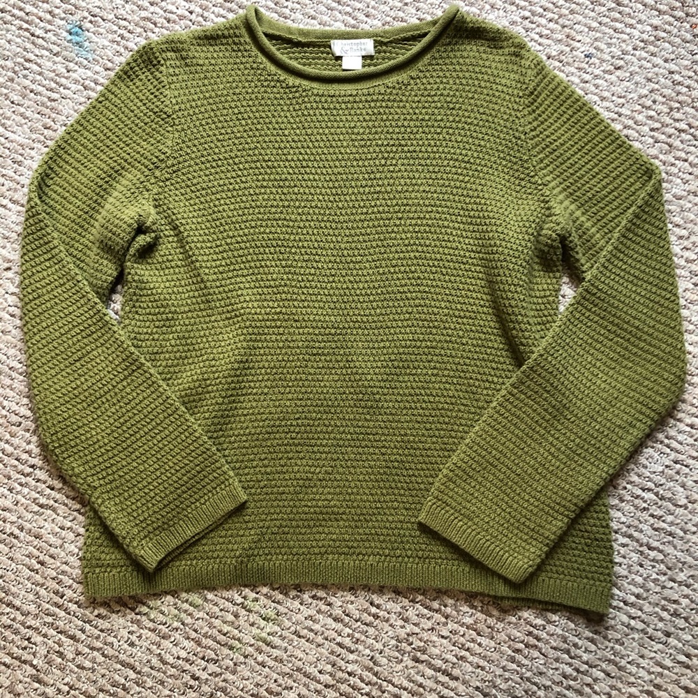 Christopher & Banks Green Sweater
